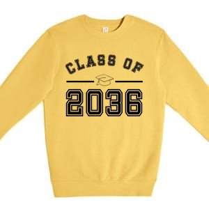 Class Of 2036 Graduation Premium Crewneck Sweatshirt