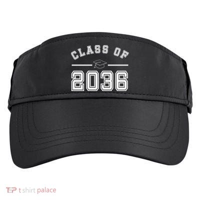 Class Of 2036 Graduation Adult Drive Performance Visor