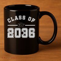 Class Of 2036 Graduation 11oz C Handle Ceramic Mug