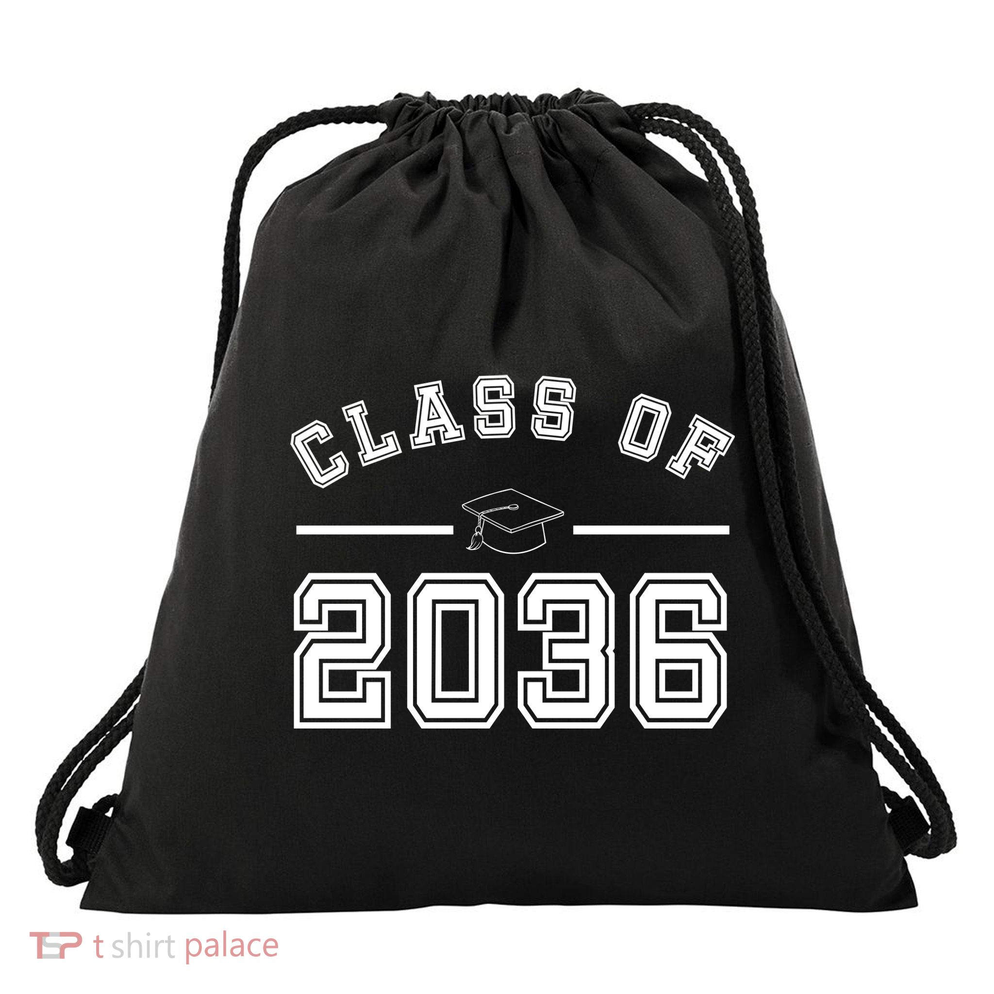 Class Of 2036 Graduation Drawstring Bag