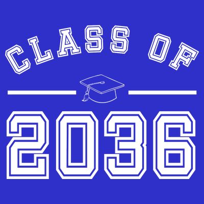 Class Of 2036 Graduation T-Shirt