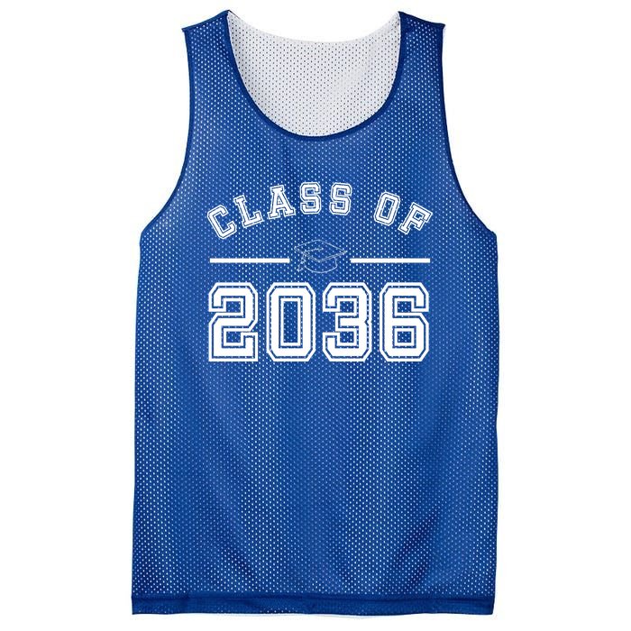 Class Of 2036 Graduation Mesh Reversible Basketball Jersey Tank