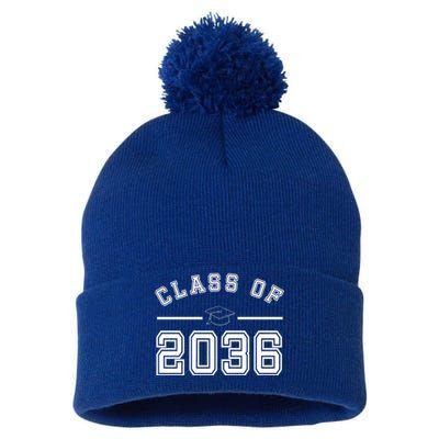 Class Of 2036 Graduation Pom Pom 12in Knit Beanie