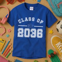 Class Of 2036 Graduation Kids T-Shirt