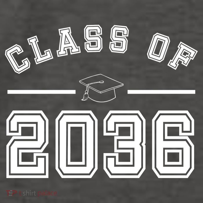 Class Of 2036 Graduation Vector Backpack
