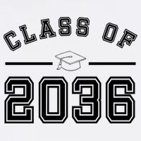 Class Of 2036 Graduation Garment-Dyed Sweatshirt