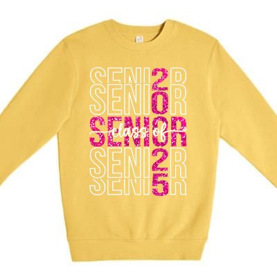 Class Of 2025 Graduate College High School Senior 2025 Gift Premium Crewneck Sweatshirt