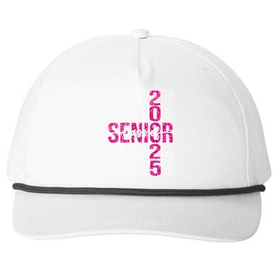 Class Of 2025 Graduate College High School Senior 2025 Gift Snapback Five-Panel Rope Hat