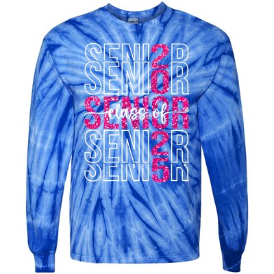 Class Of 2025 Graduate College High School Senior 2025 Gift Tie-Dye Long Sleeve Shirt