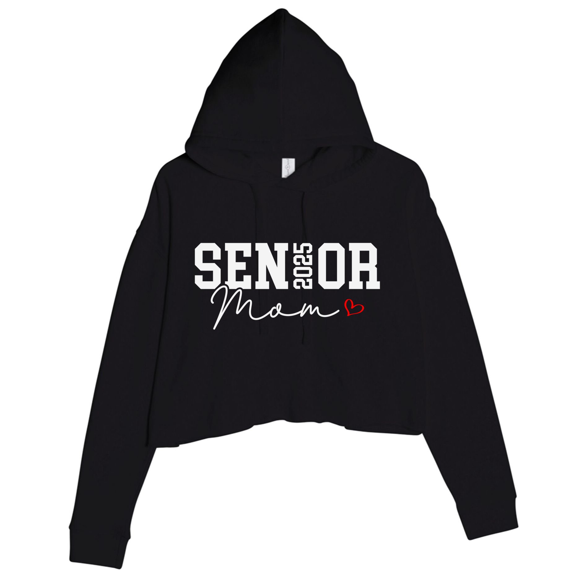 Class Of 2025 Senior Mom 2025 Graduation 2025 Back To School Gift Crop Fleece Hoodie