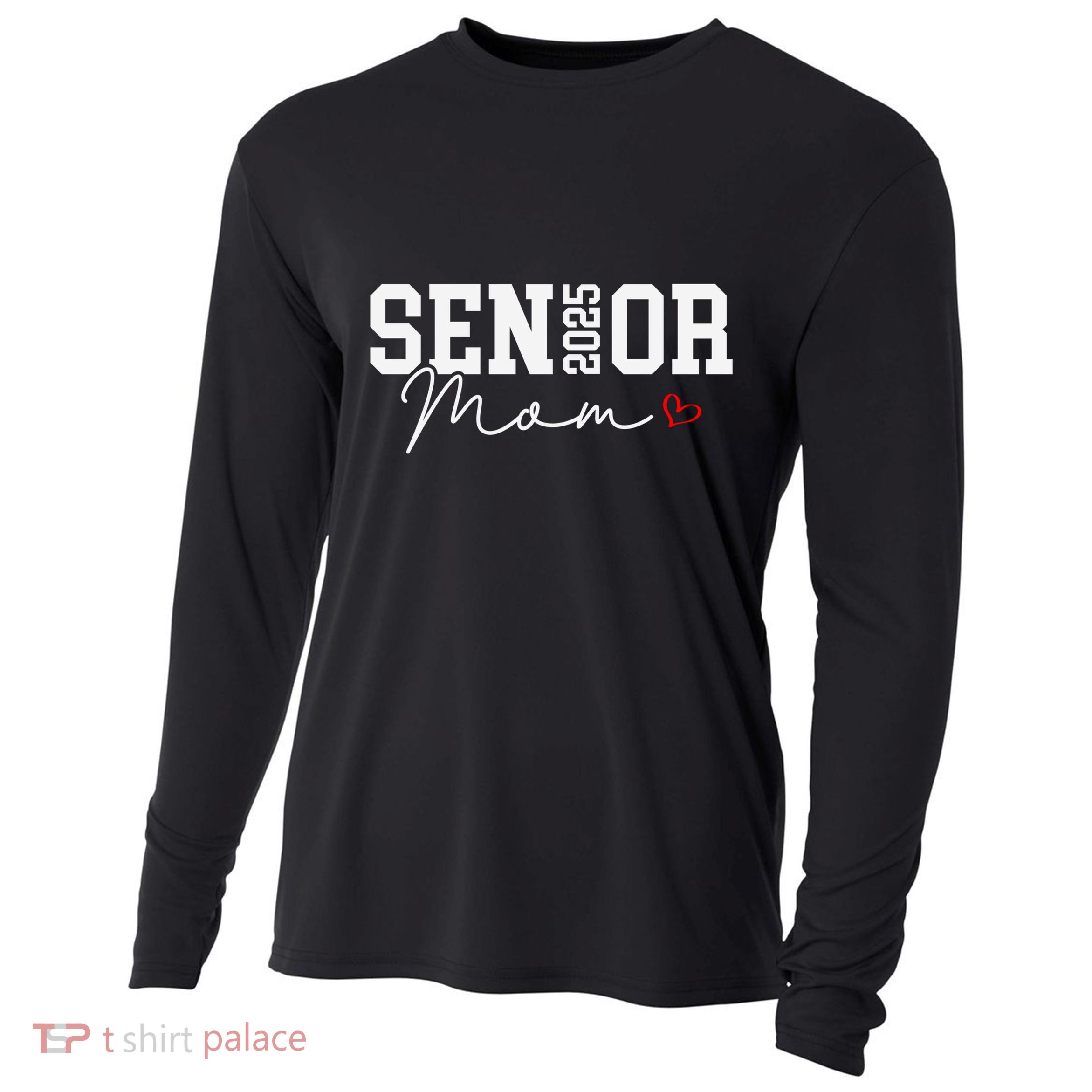 Class Of 2025 Senior Mom 2025 Graduation 2025 Back To School Gift Cooling Performance Long Sleeve Crew