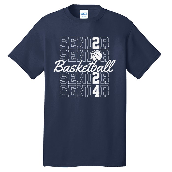 Class Of 2024 Senior Basketball Tall T-Shirt