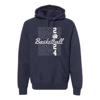 Class Of 2024 Senior Basketball Premium Hoodie