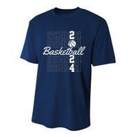 Class Of 2024 Senior Basketball Performance Sprint T-Shirt