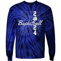 Class Of 2024 Senior Basketball Tie-Dye Long Sleeve Shirt