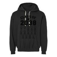 Class Of 2038 Grow With Me Checklist Prek To 12th Grade Gift Garment-Dyed Fleece Hoodie