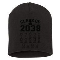 Class Of 2038 Grow With Me Checklist Prek To 12th Grade Gift Short Acrylic Beanie