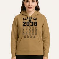 Class Of 2038 Grow With Me Checklist Prek To 12th Grade Gift Hoodie