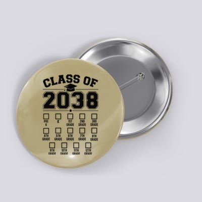 Class Of 2038 Grow With Me Checklist Prek To 12th Grade Gift Button