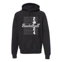 Class Of 2024 Senior Basketball Premium Hoodie