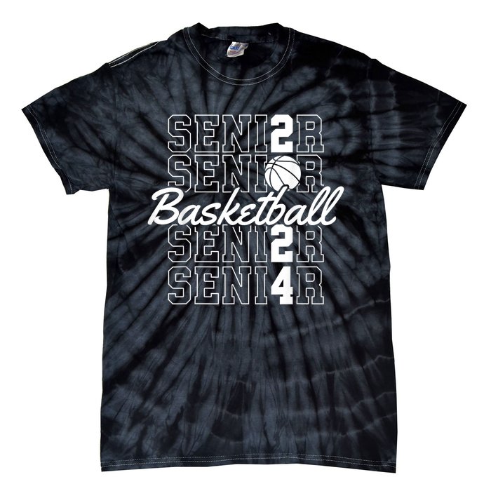 Class Of 2024 Senior Basketball Tie-Dye T-Shirt