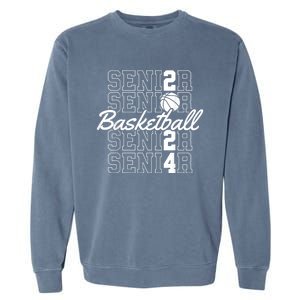 Class Of 2024 Senior Basketball Garment-Dyed Sweatshirt