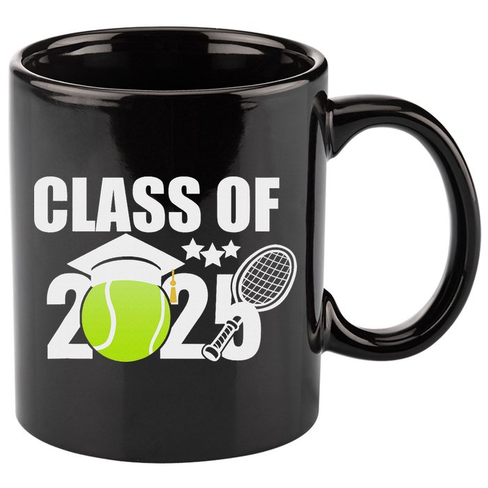 Class Of 2025 Graduation Senior Tennis Player Gifts 11oz C Handle Ceramic Mug