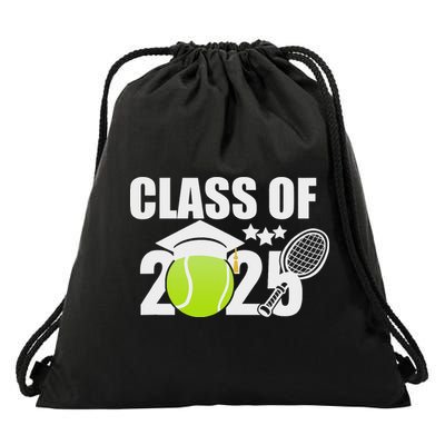 Class Of 2025 Graduation Senior Tennis Player Gifts Drawstring Bag