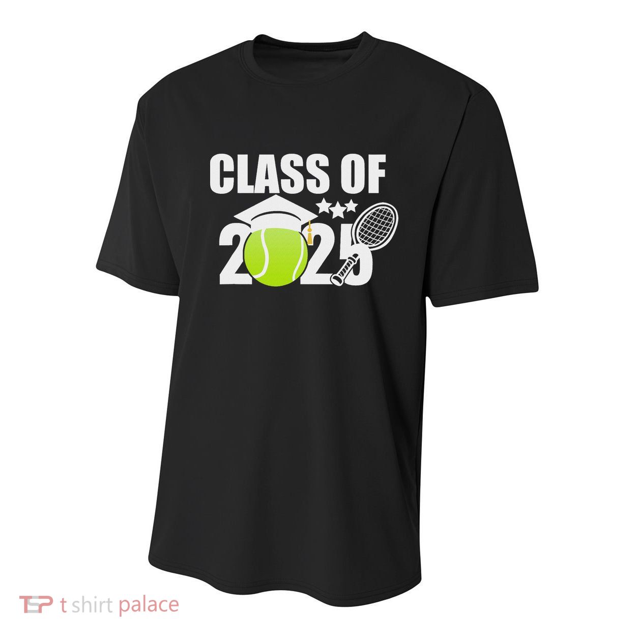 Class Of 2025 Graduation Senior Tennis Player Gifts Youth Performance Sprint T-Shirt