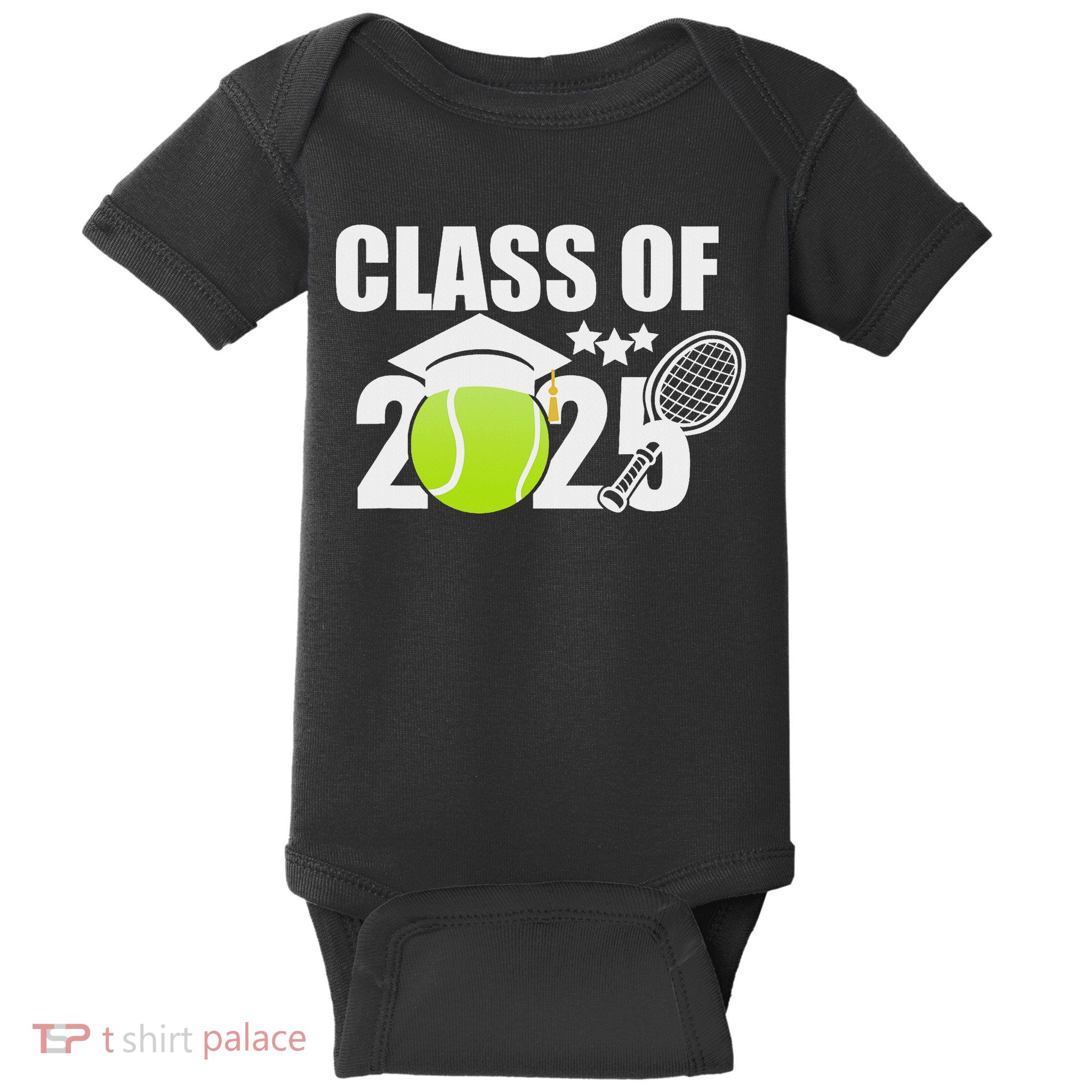 Class Of 2025 Graduation Senior Tennis Player Gifts Baby Bodysuit