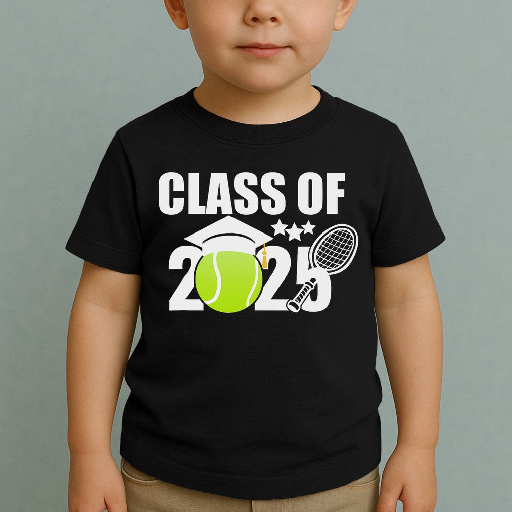 Class Of 2025 Graduation Senior Tennis Player Gifts Toddler T-Shirt