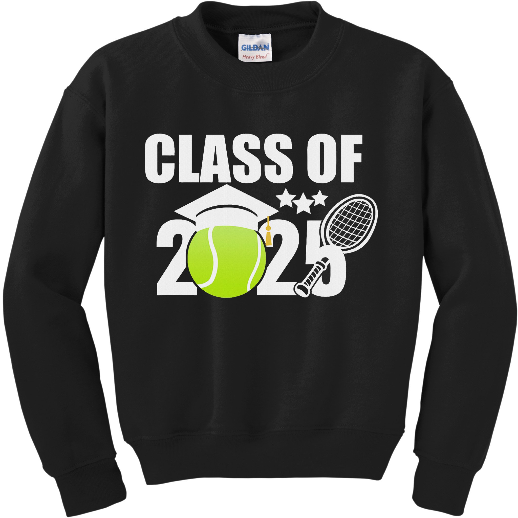 Class Of 2025 Graduation Senior Tennis Player Gifts Kids Sweatshirt