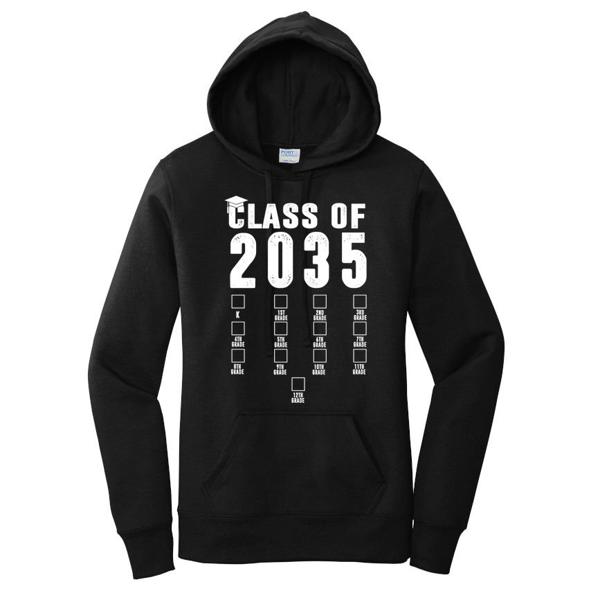 Class Of 2035 Graduation Countdown Women's Pullover Hoodie