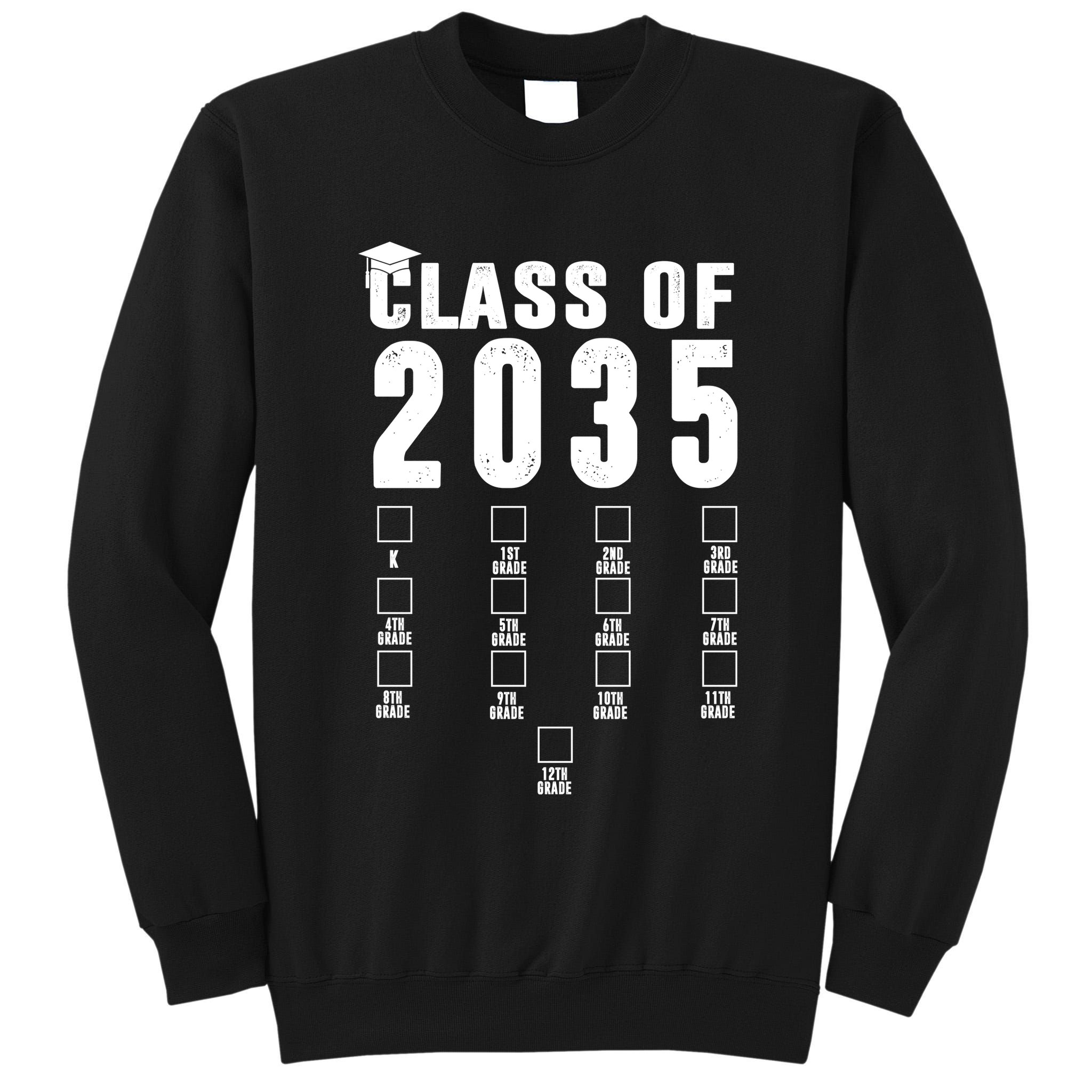 Class Of 2035 Graduation Countdown Tall Sweatshirt