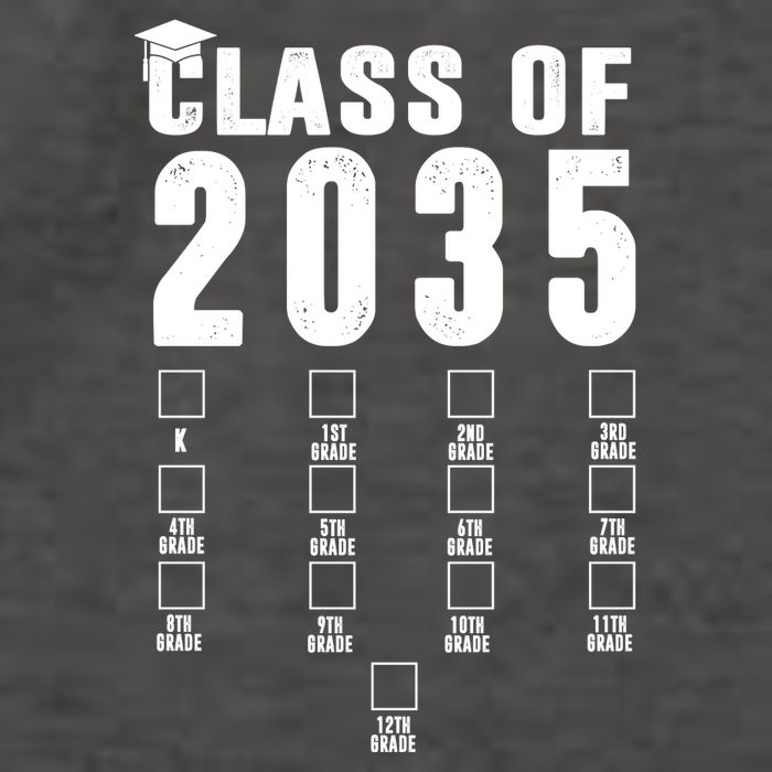 Class Of 2035 Graduation Countdown Vector Backpack