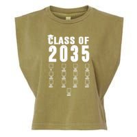 Class Of 2035 Graduation Countdown Garment-Dyed Women's Muscle Tee