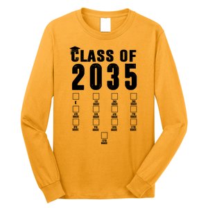 Class Of 2035 Graduation Countdown Long Sleeve Shirt