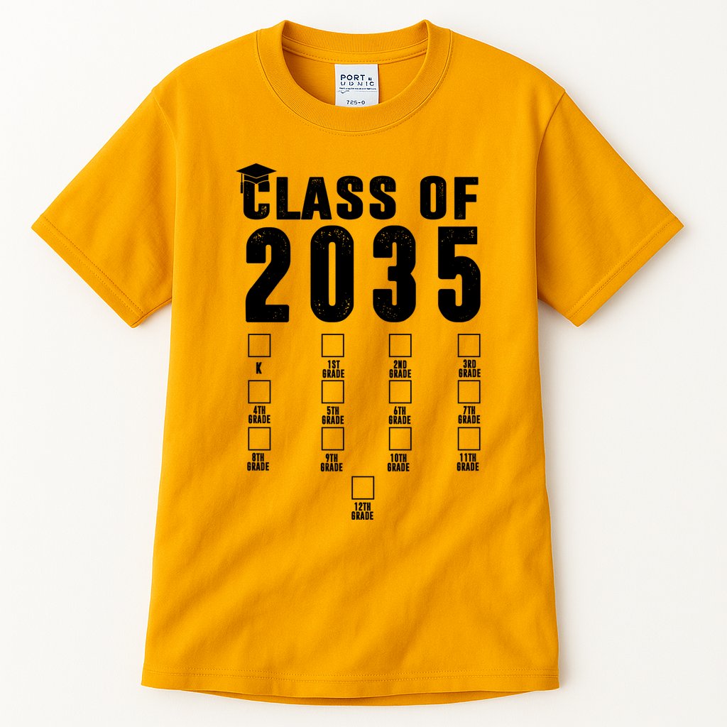 Class Of 2035 Graduation Countdown Tall T-Shirt