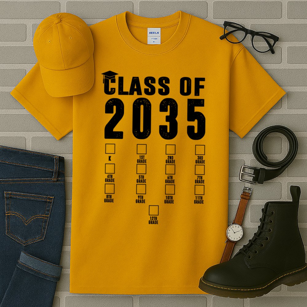 Class Of 2035 Graduation Countdown Tall T-Shirt