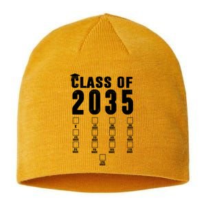 Class Of 2035 Graduation Countdown Sustainable Beanie