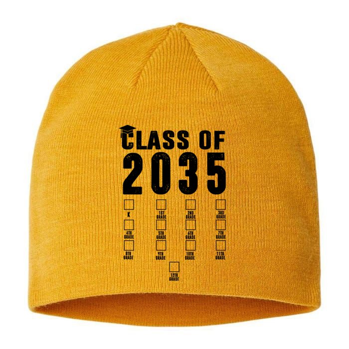 Class Of 2035 Graduation Countdown Sustainable Beanie