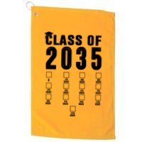 Class Of 2035 Graduation Countdown Golf Towel