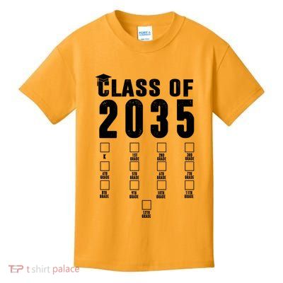 Class Of 2035 Graduation Countdown Kids T-Shirt