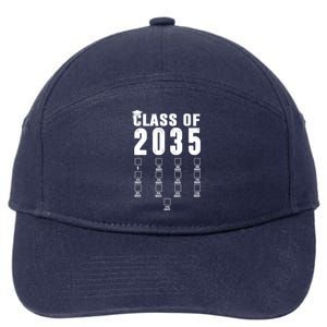 Class Of 2035 Graduation Countdown 7-Panel Snapback Hat