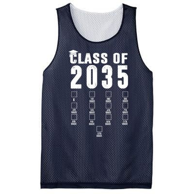 Class Of 2035 Graduation Countdown Mesh Reversible Basketball Jersey Tank