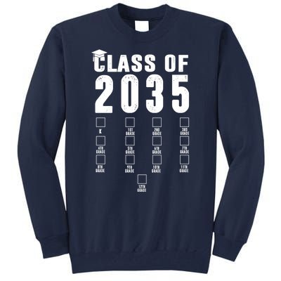 Class Of 2035 Graduation Countdown Tall Sweatshirt