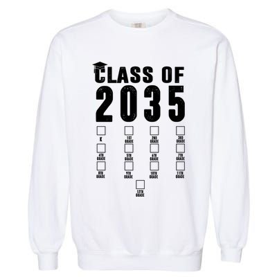 Class Of 2035 Graduation Countdown Garment-Dyed Sweatshirt