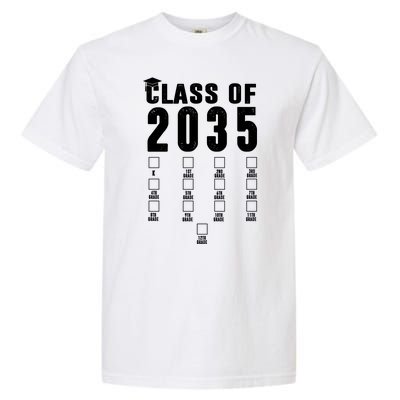 Class Of 2035 Graduation Countdown Garment-Dyed Heavyweight T-Shirt