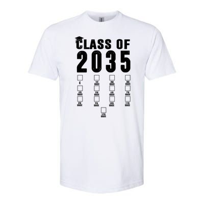 Class Of 2035 Graduation Countdown Softstyle CVC T-Shirt