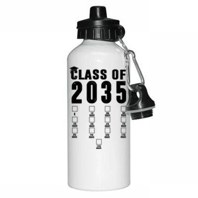 Class Of 2035 Graduation Countdown Aluminum Water Bottle 